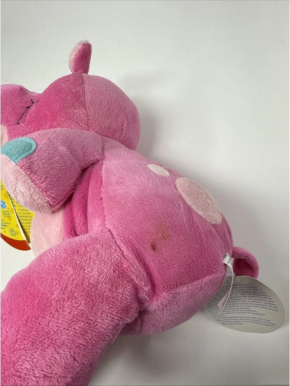 Pink Hippo Plush Stuffed Animal